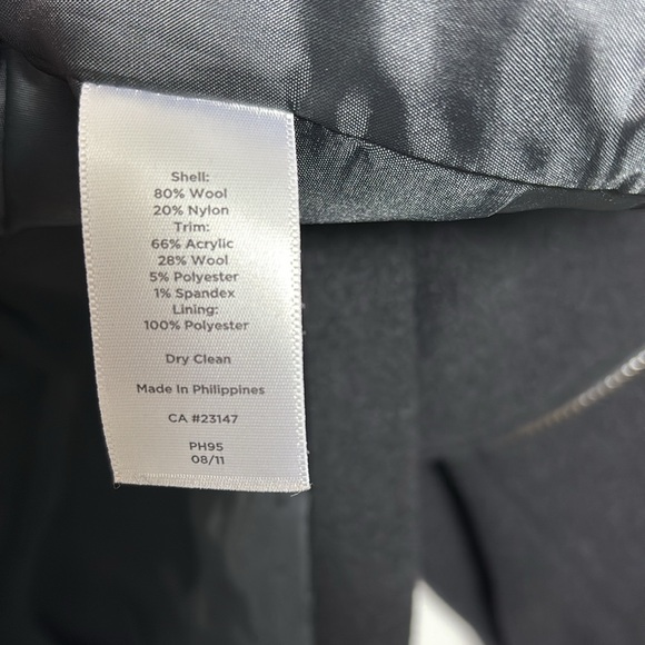 Talbots Wool blend Black Jacket szS/PM - Picture 8 of 10